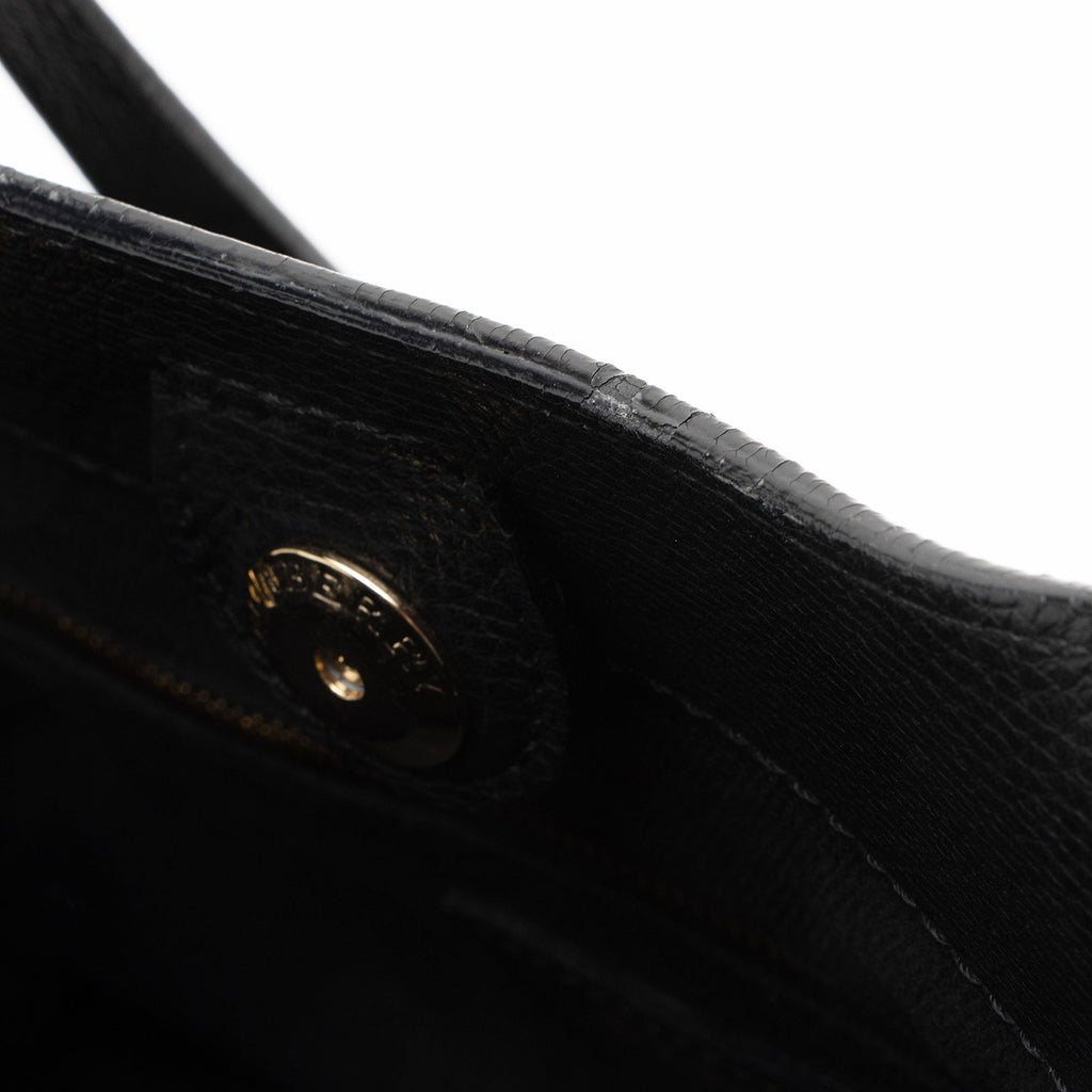 Burberry Leather House Check Canterbury Small Tote