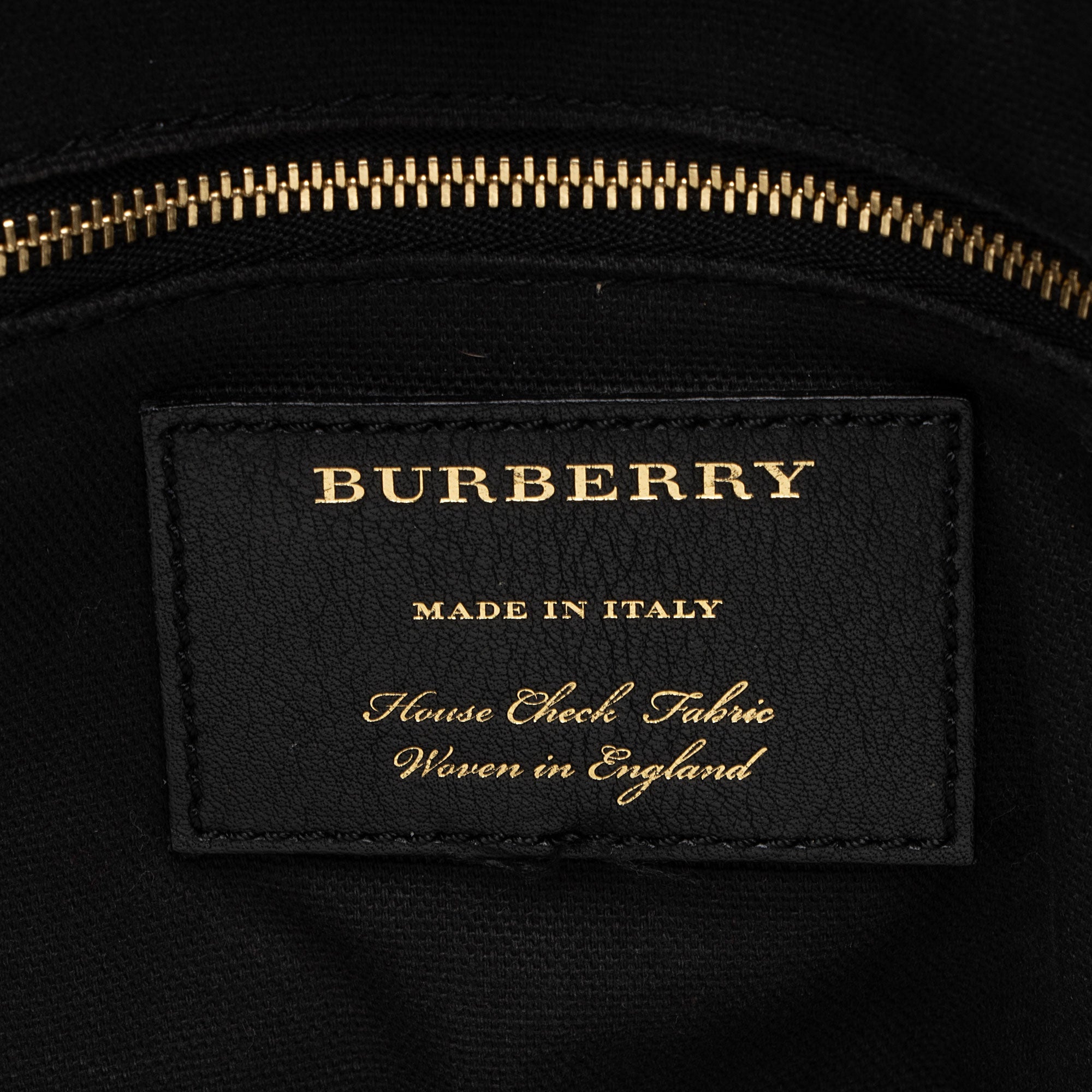 Burberry Leather House Check Canterbury Small Tote