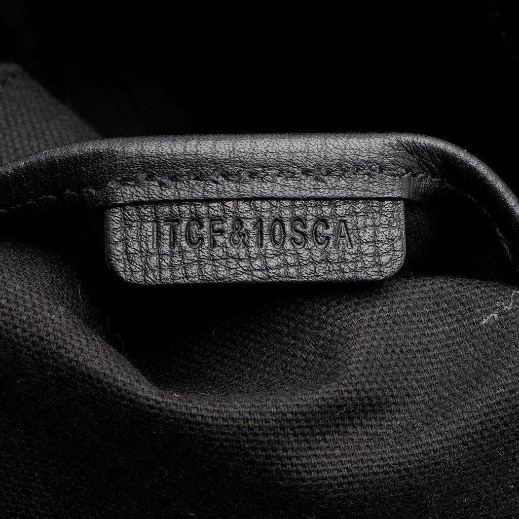 Burberry Leather House Check Canterbury Small Tote (SHF-Rt5UJm)