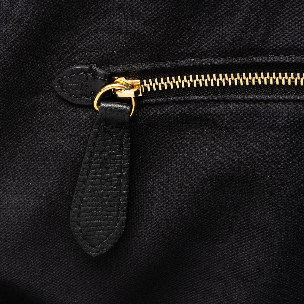 Burberry Leather House Check Derby Welburn Small Tote (SHF-qJKDyZ)