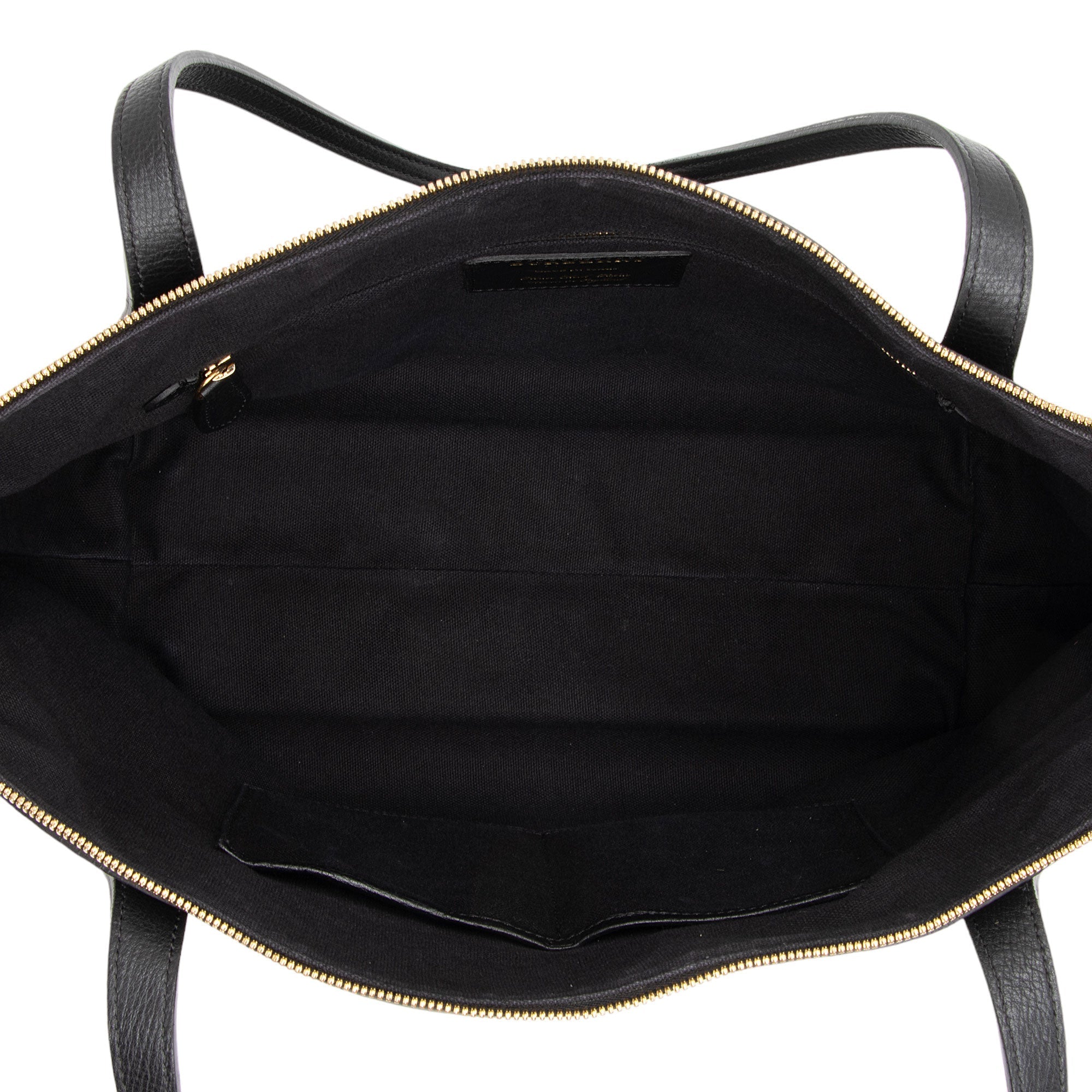 Burberry Leather House Check Derby Welburn Small Tote (SHF-qJKDyZ)
