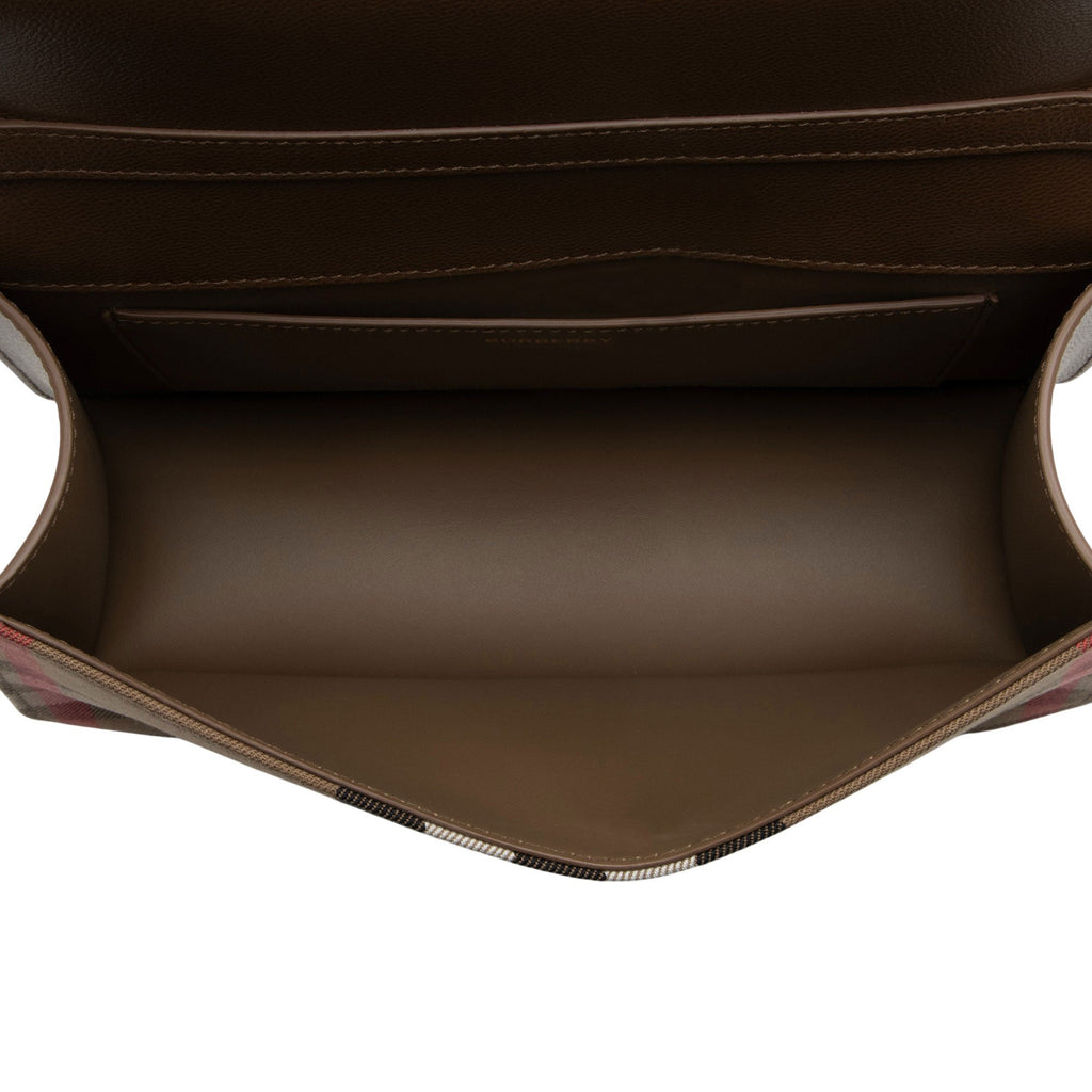 Burberry Leather House Check Mackford Crossbody