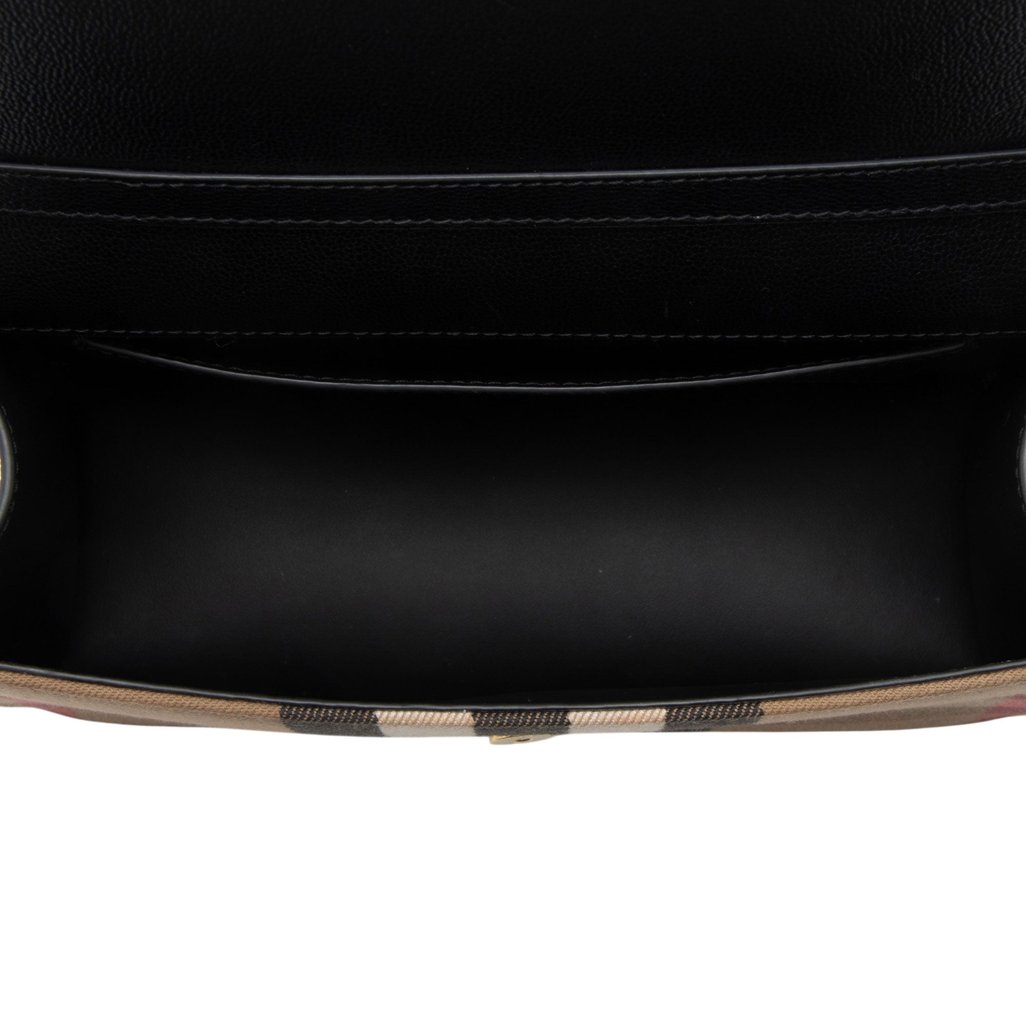 Burberry Leather House Check Mackford Crossbody