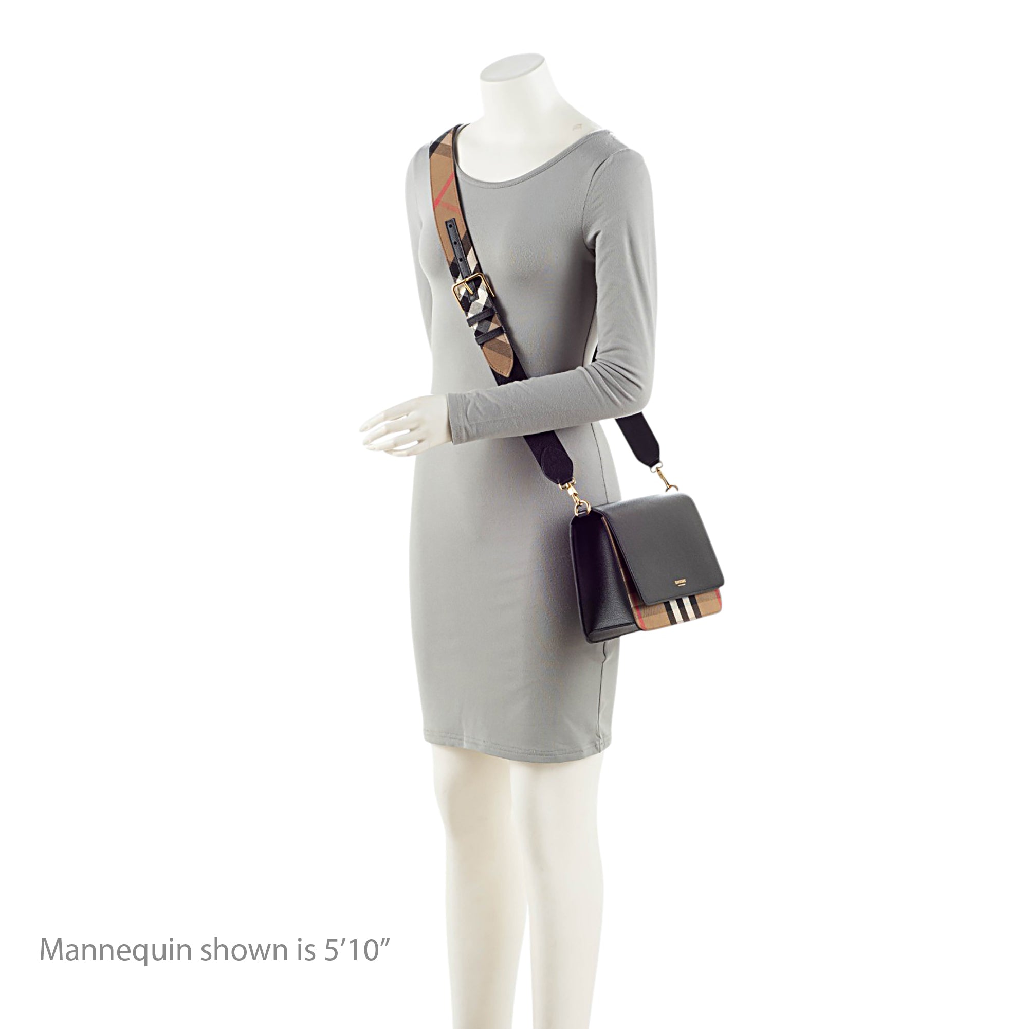 Burberry Leather House Check Mackford Crossbody