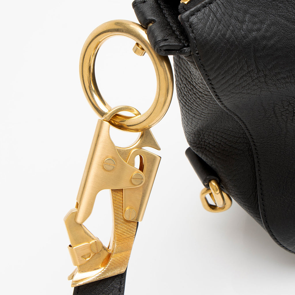 Burberry Leather Knight Small Shoulder Bag