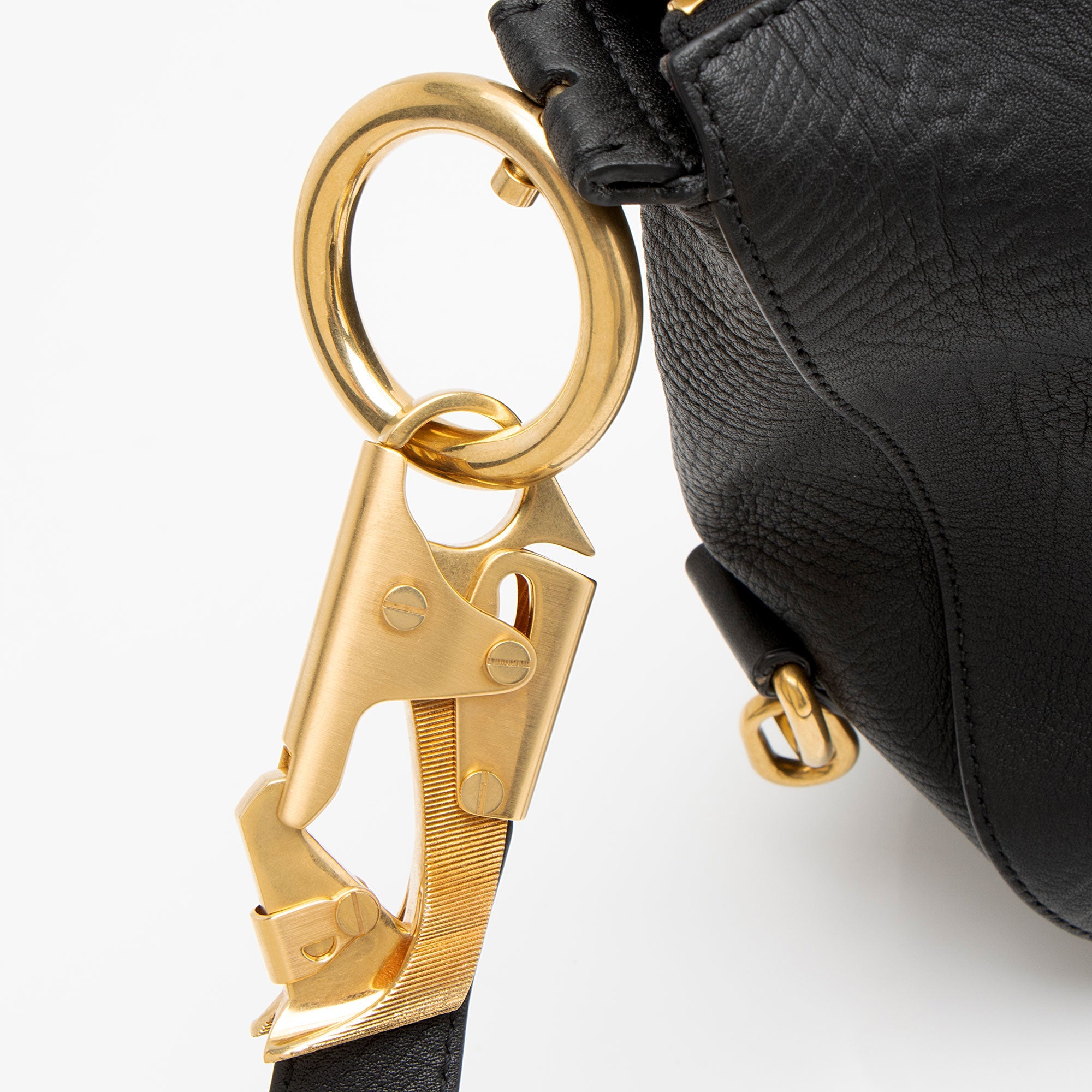 Burberry Leather Knight Small Shoulder Bag