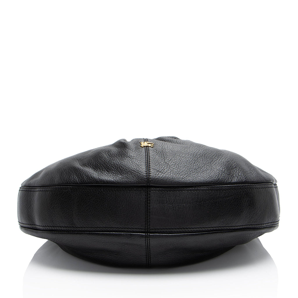 Burberry Leather Malika Large Shoulder Bag (SHF-GSqGvc)