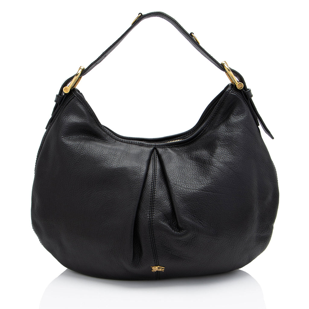 Burberry Leather Malika Large Shoulder Bag (SHF-GSqGvc)