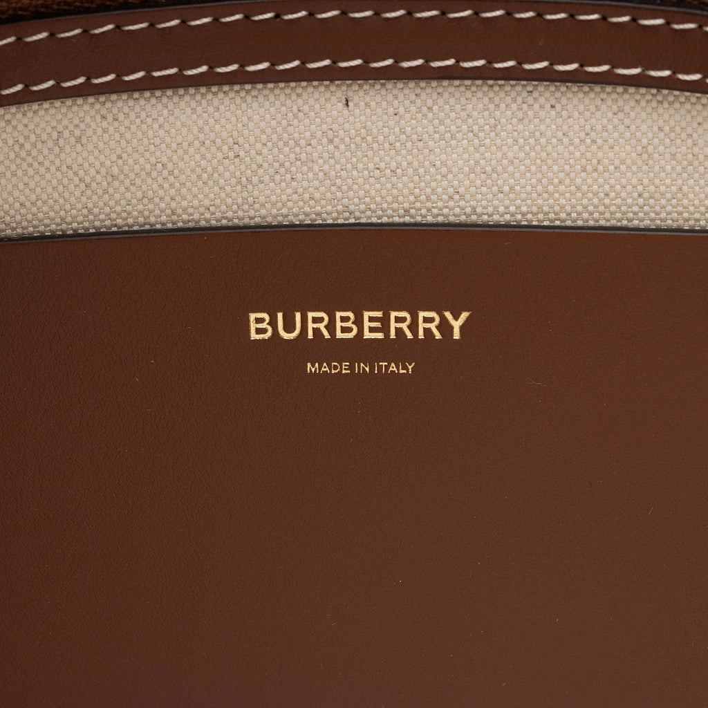Burberry Leather TB Medium Tote