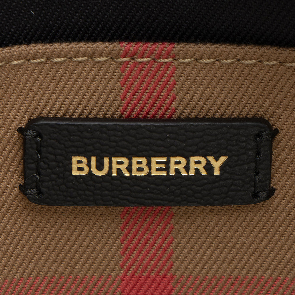 Burberry Leather Nova Check Banwell Tote