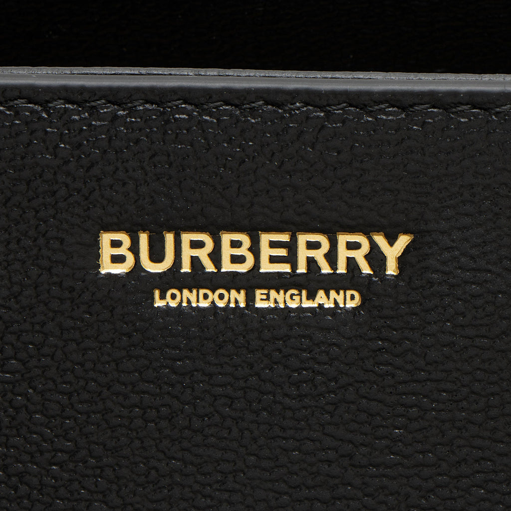 Burberry Leather Nova Check Banwell Tote