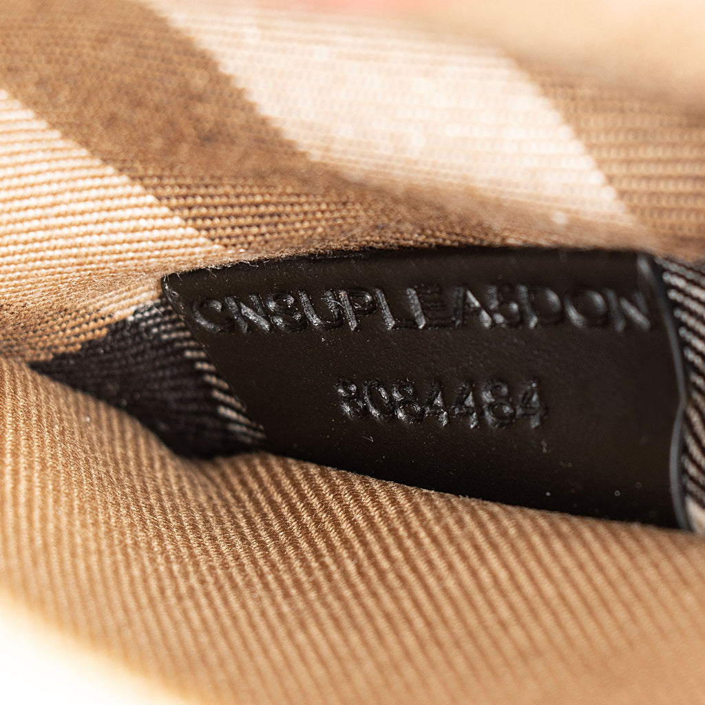 Burberry Leather Nova Check Banwell Tote