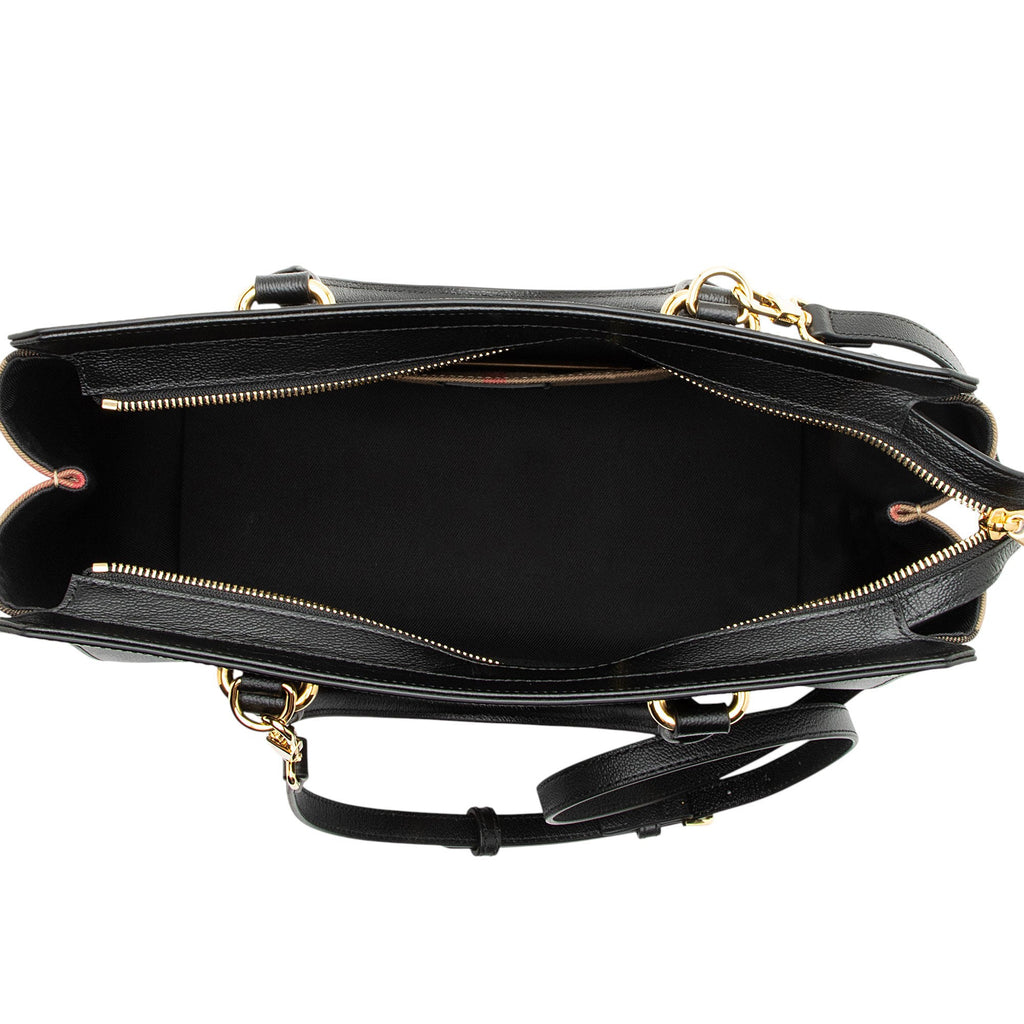 Burberry Leather Nova Check Banwell Tote