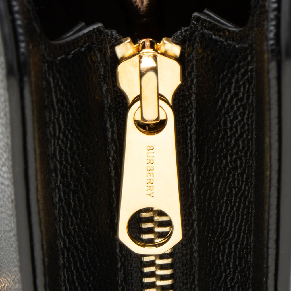 Burberry Leather Nova Check Banwell Tote