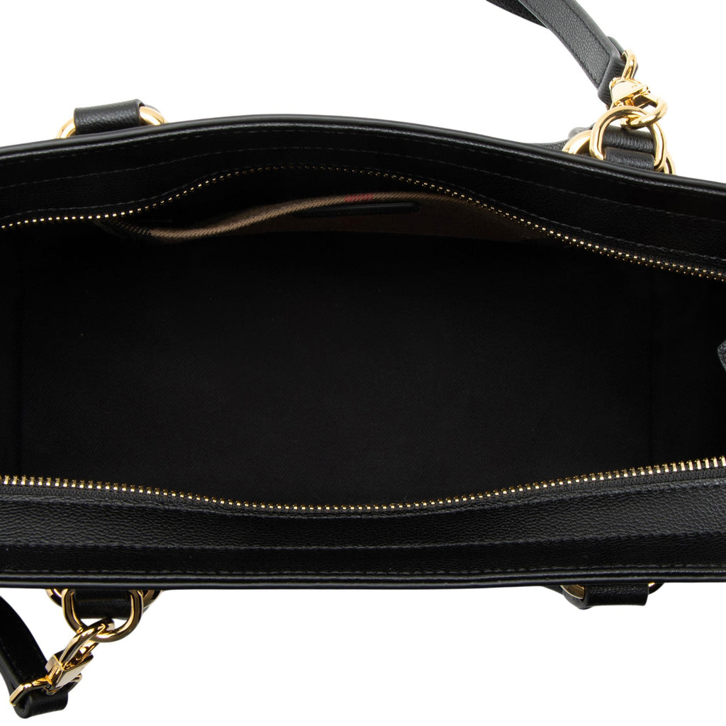 Burberry Leather Nova Check Banwell Tote