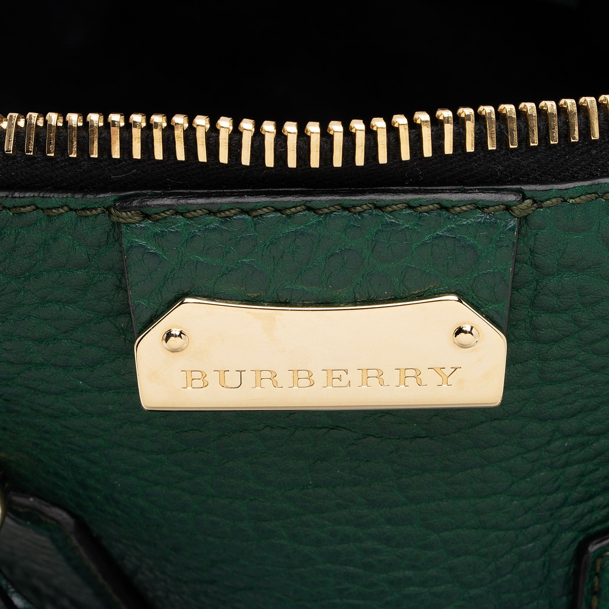 Burberry Leather Orchard Small Satchel (SHF-KRwJfz)