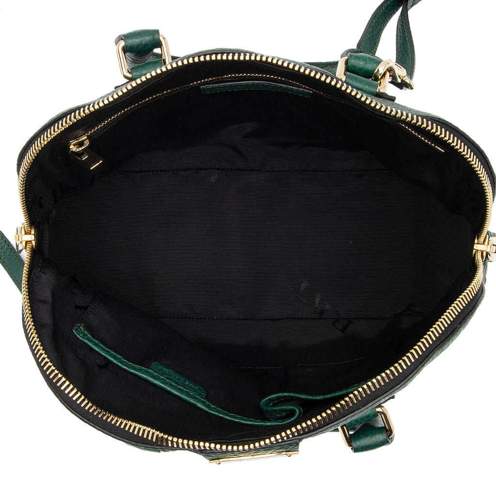 Burberry Leather Orchard Small Satchel (SHF-KRwJfz)