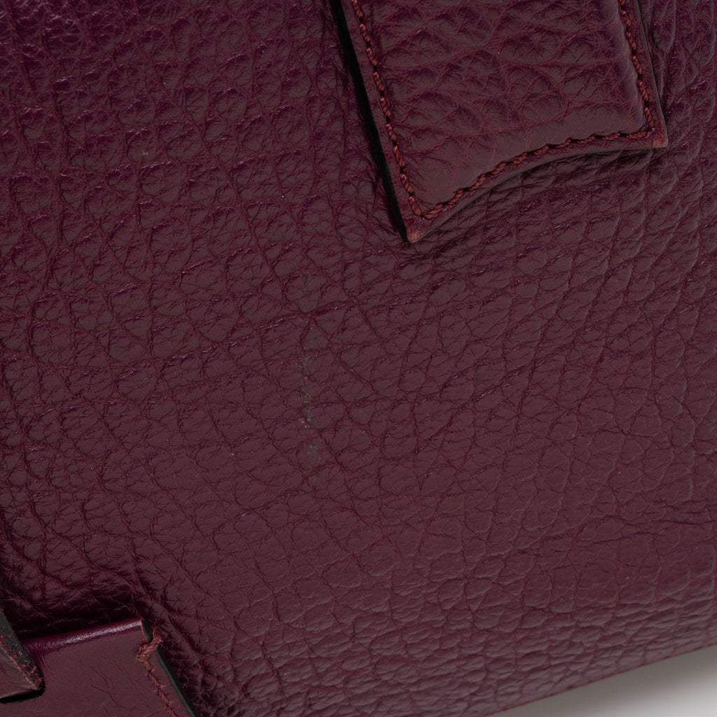 Burberry Leather Orchard Small Satchel (SHF-qoozTV)