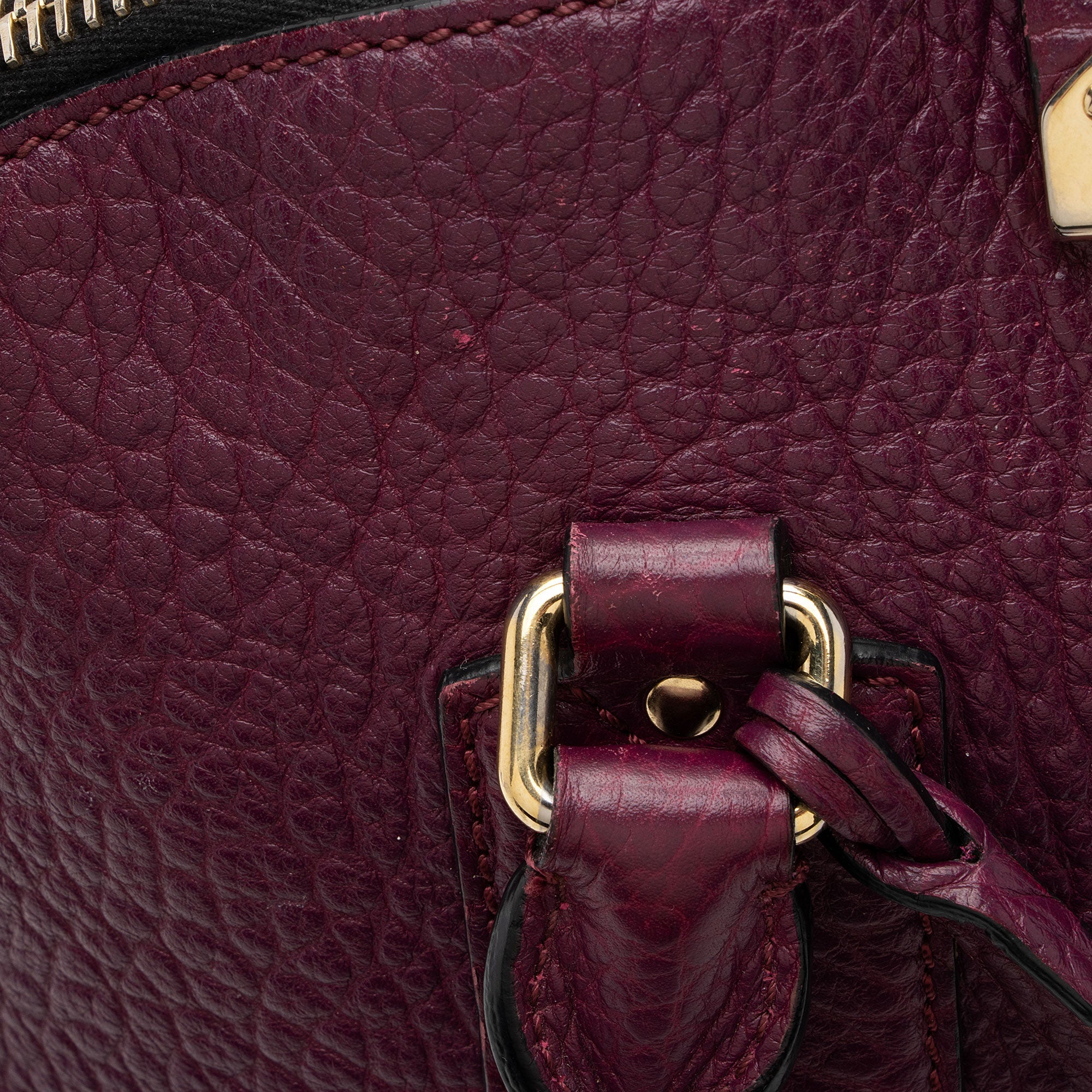 Burberry Leather Orchard Small Satchel (SHF-qoozTV)