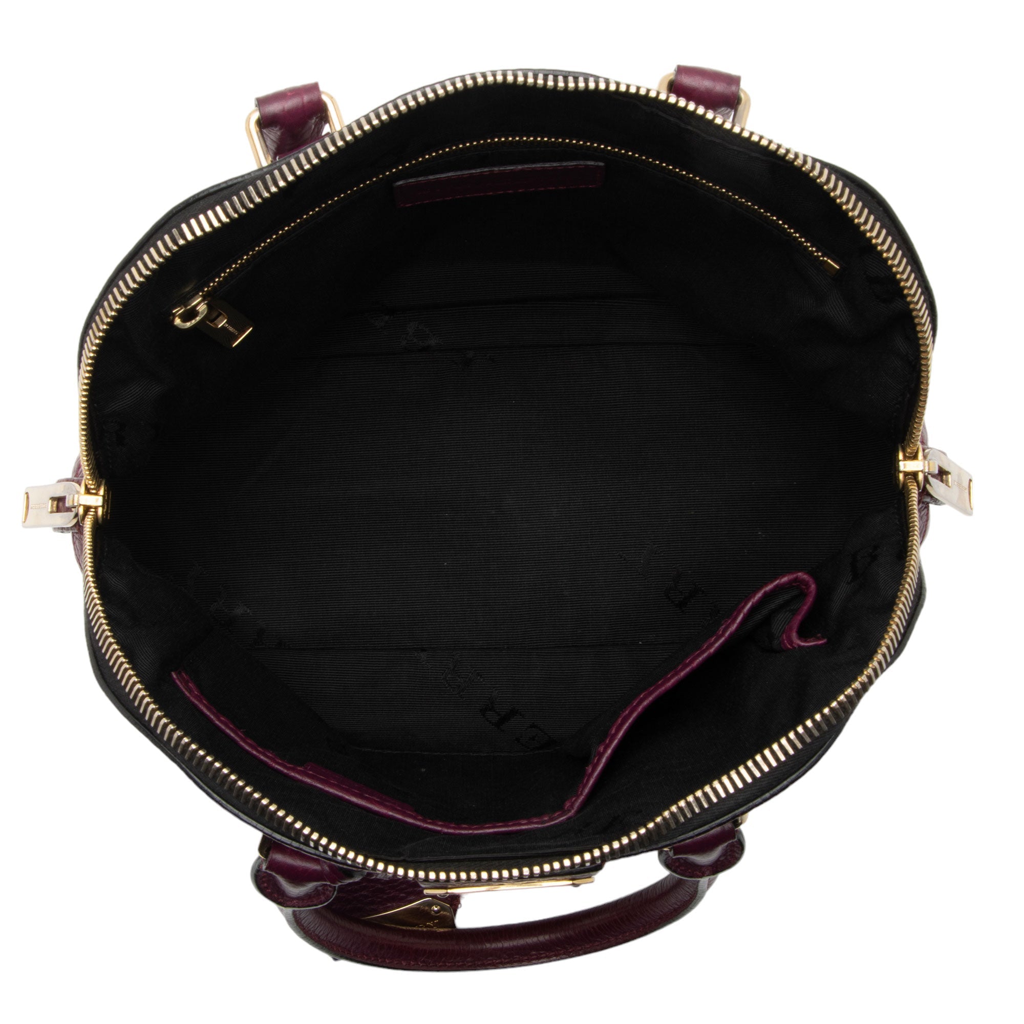 Burberry Leather Orchard Small Satchel (SHF-qoozTV)