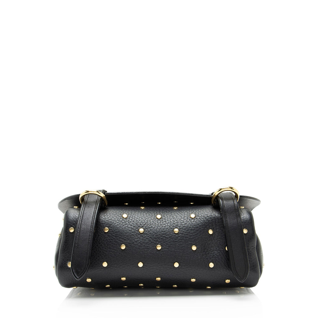 Burberry Leather Riveted Baby Bridle Shoulder Bag