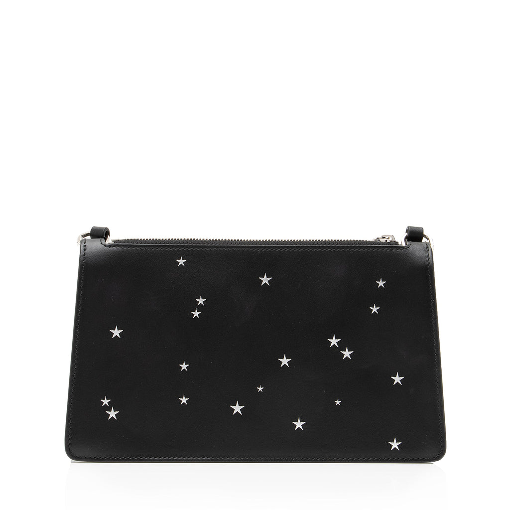 Burberry Leather Star Print TB Mini Pouch (SHF-23378)