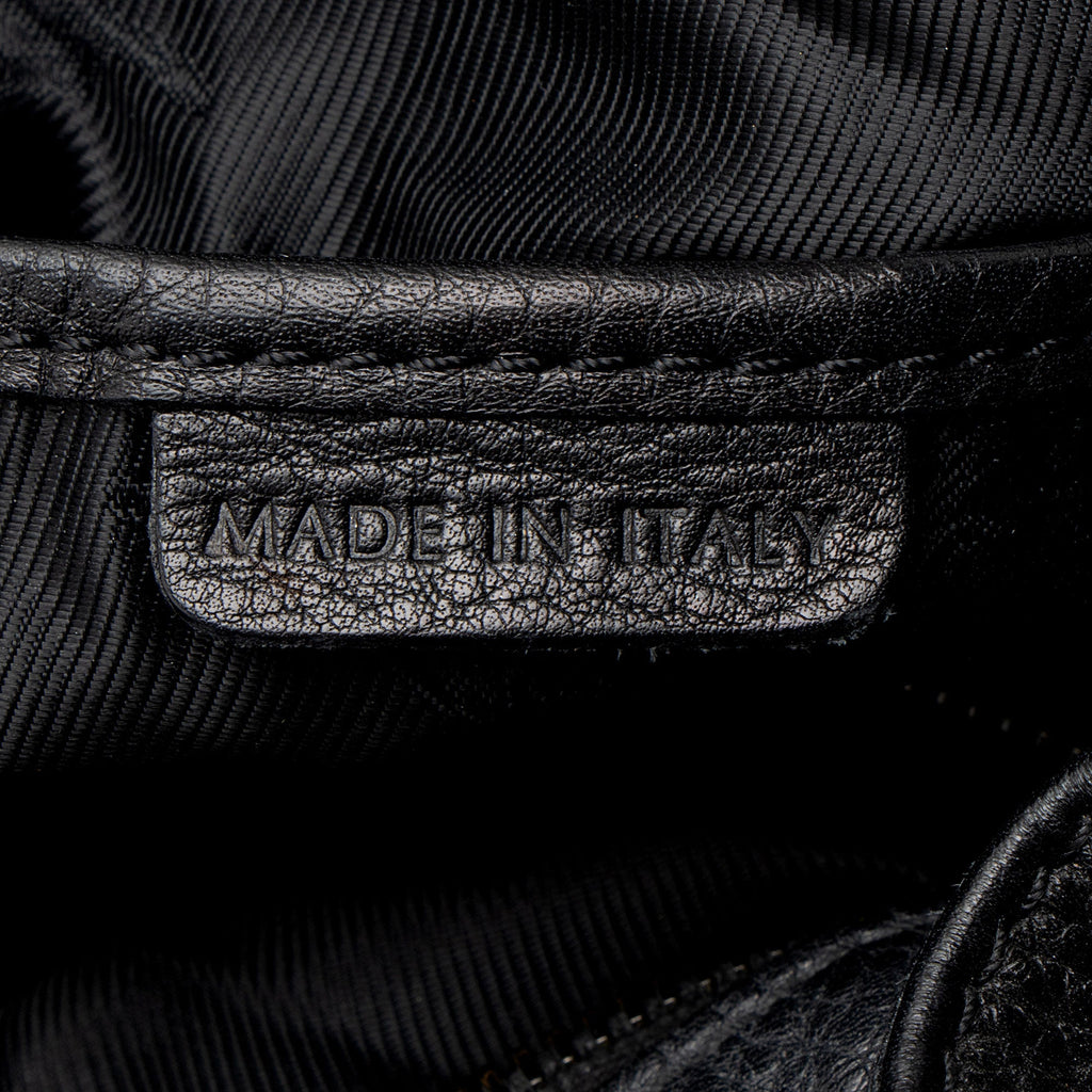Burberry Leather Studded Mason Warrior Hobo