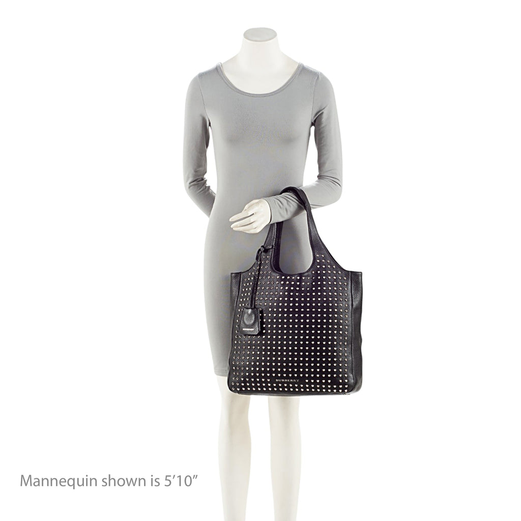 Burberry Leather Studded Tote