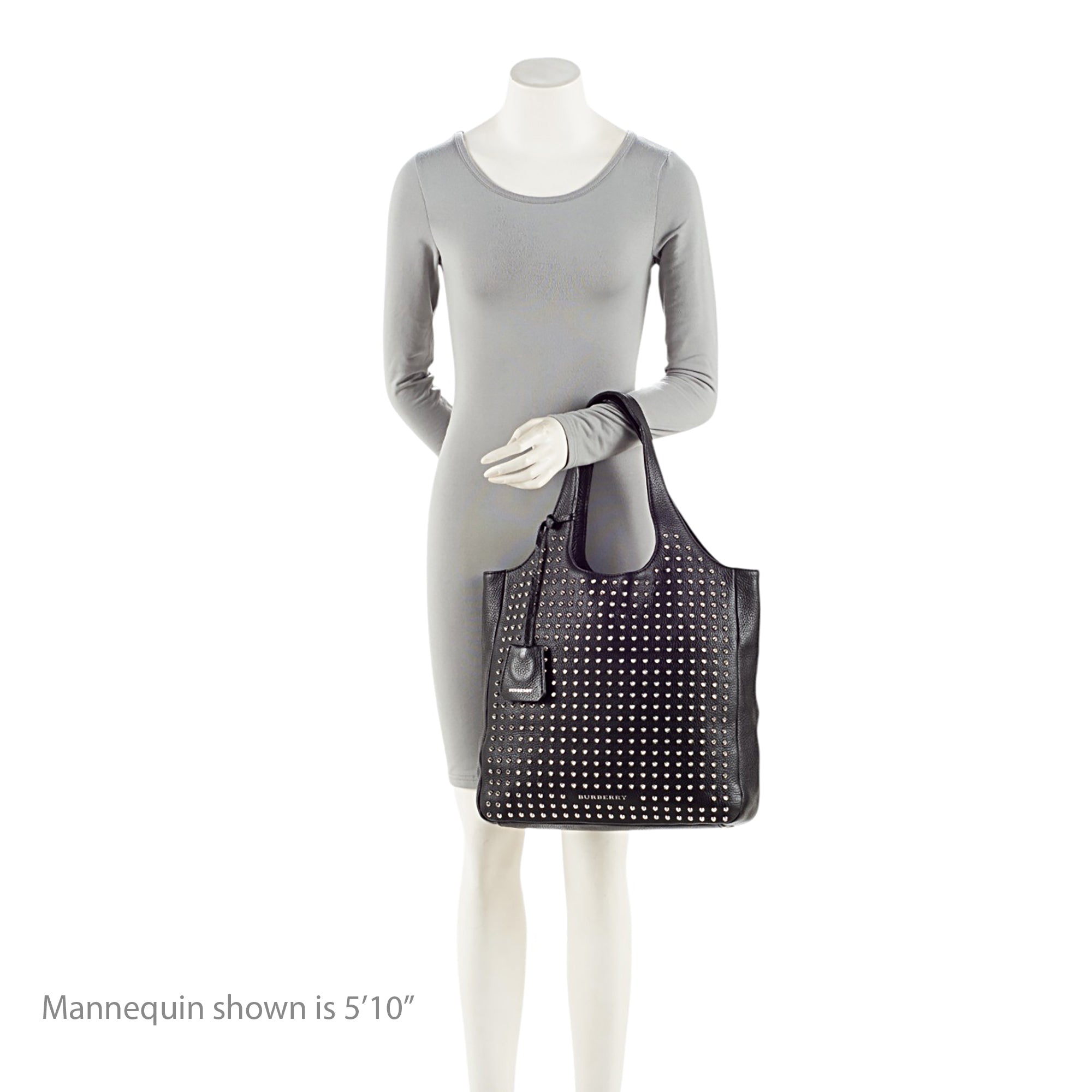 Burberry Leather Studded Tote