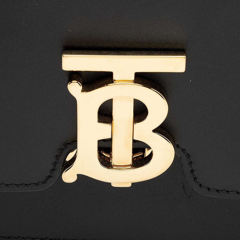 Burberry Leather TB Flap Medium Shoulder Bag (SHF-20779)