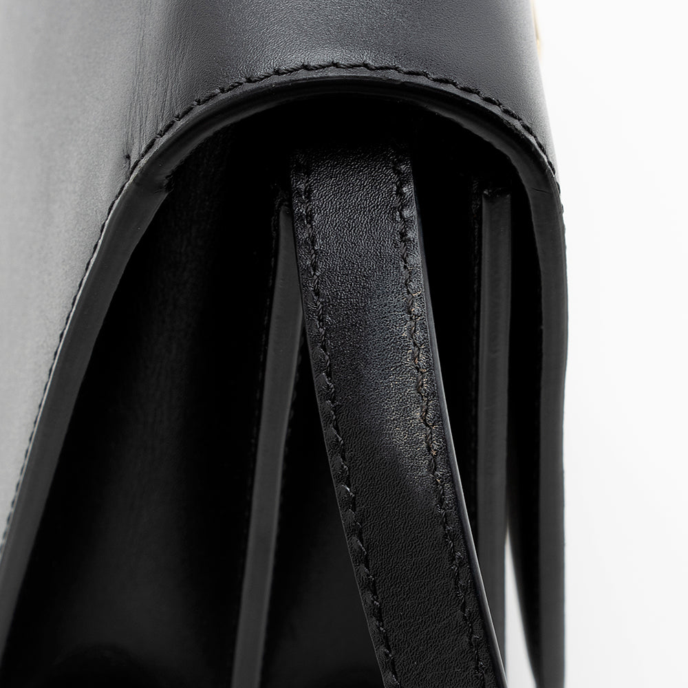 Burberry Leather TB Flap Medium Shoulder Bag (SHF-20779)