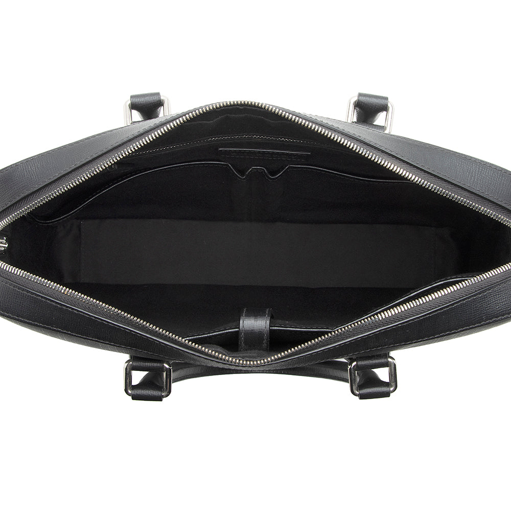 Burberry London Check Slim Barrow Briefcase (SHF-19576)