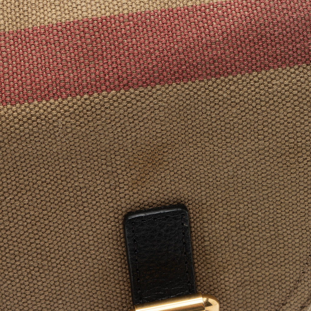 Burberry Mega Check Baildon Messenger Bag (SHF-VuxVRv)