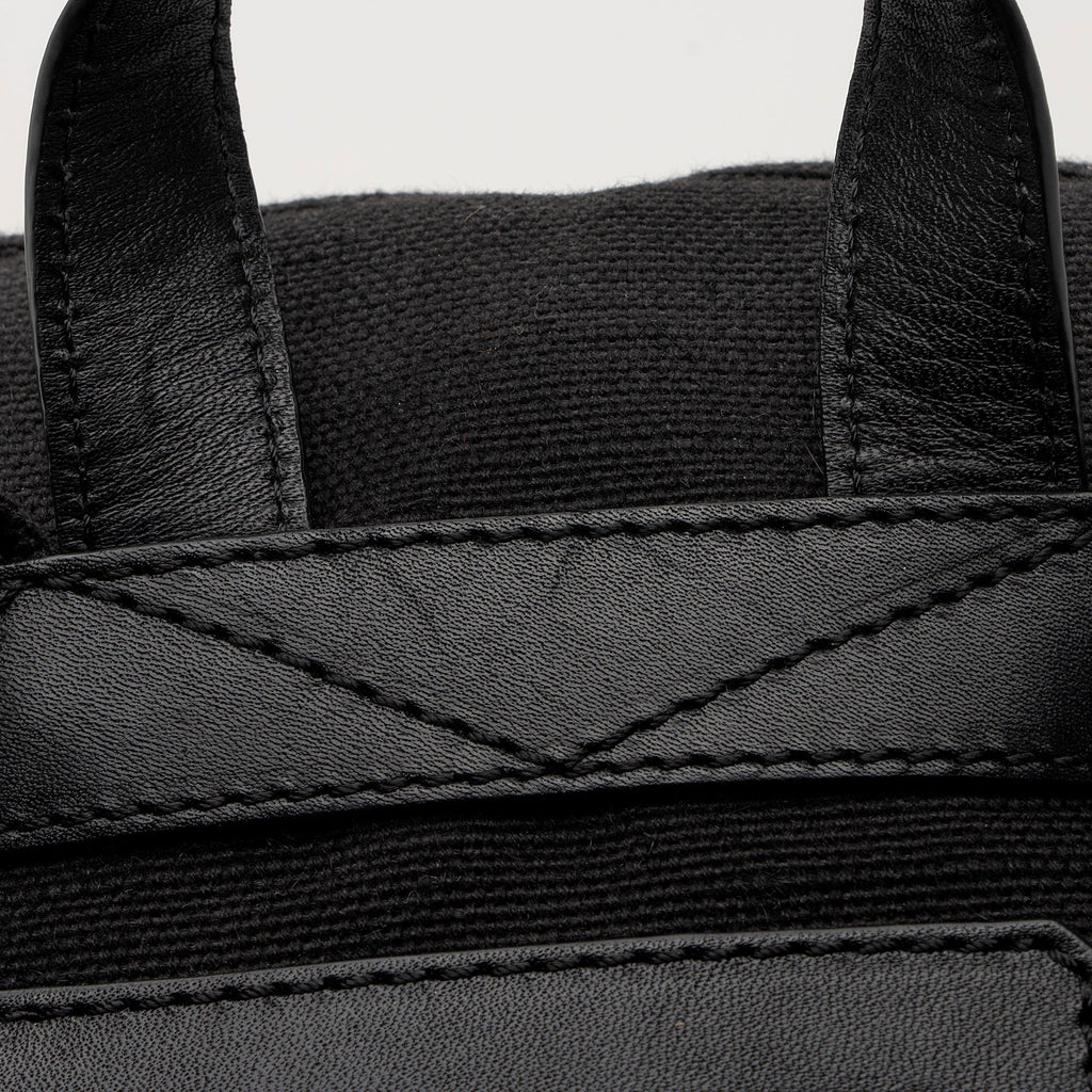 Burberry Mega Check Jute Backpack (SHF-265W01)