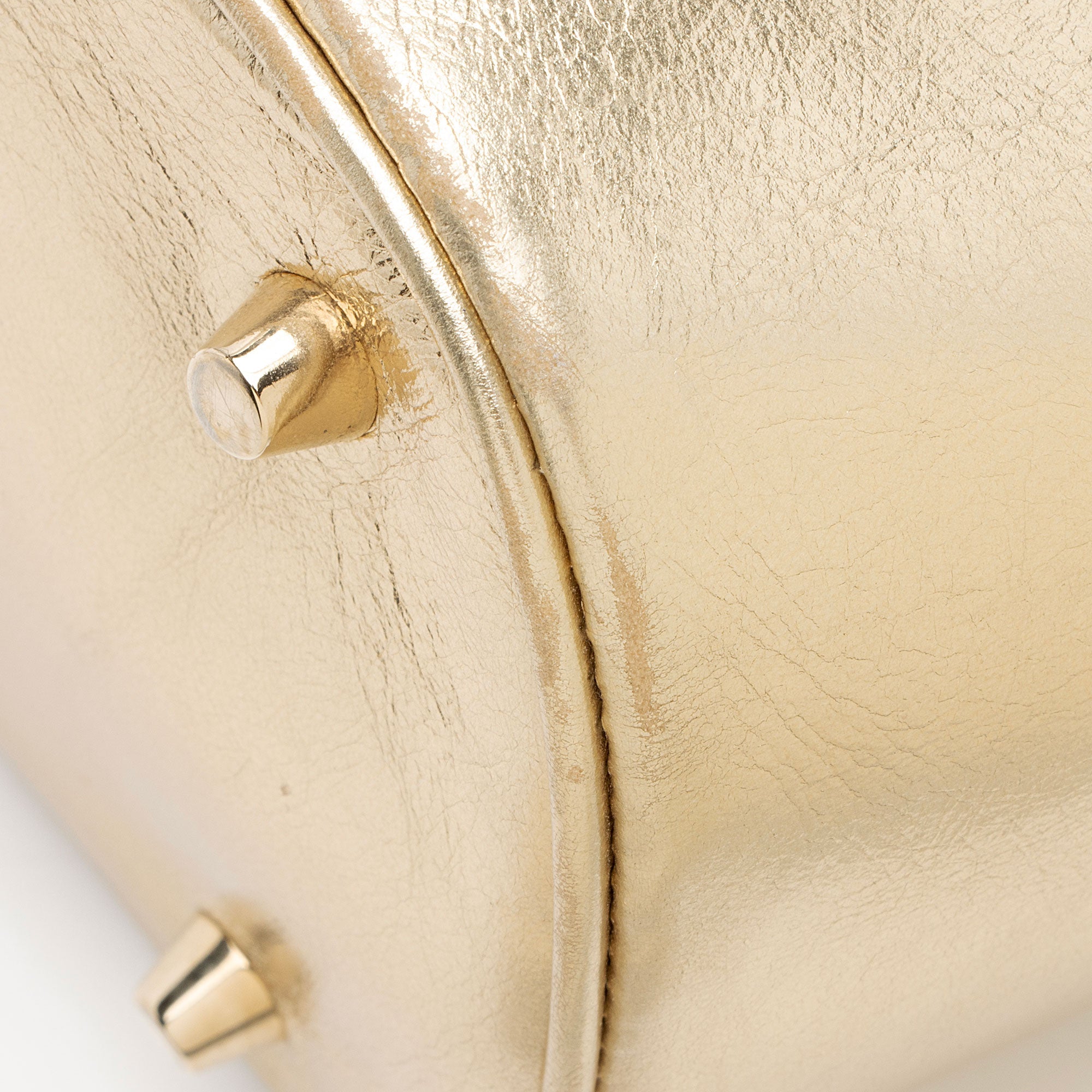 Burberry Metallic Quilted Leather Hillgate Tote