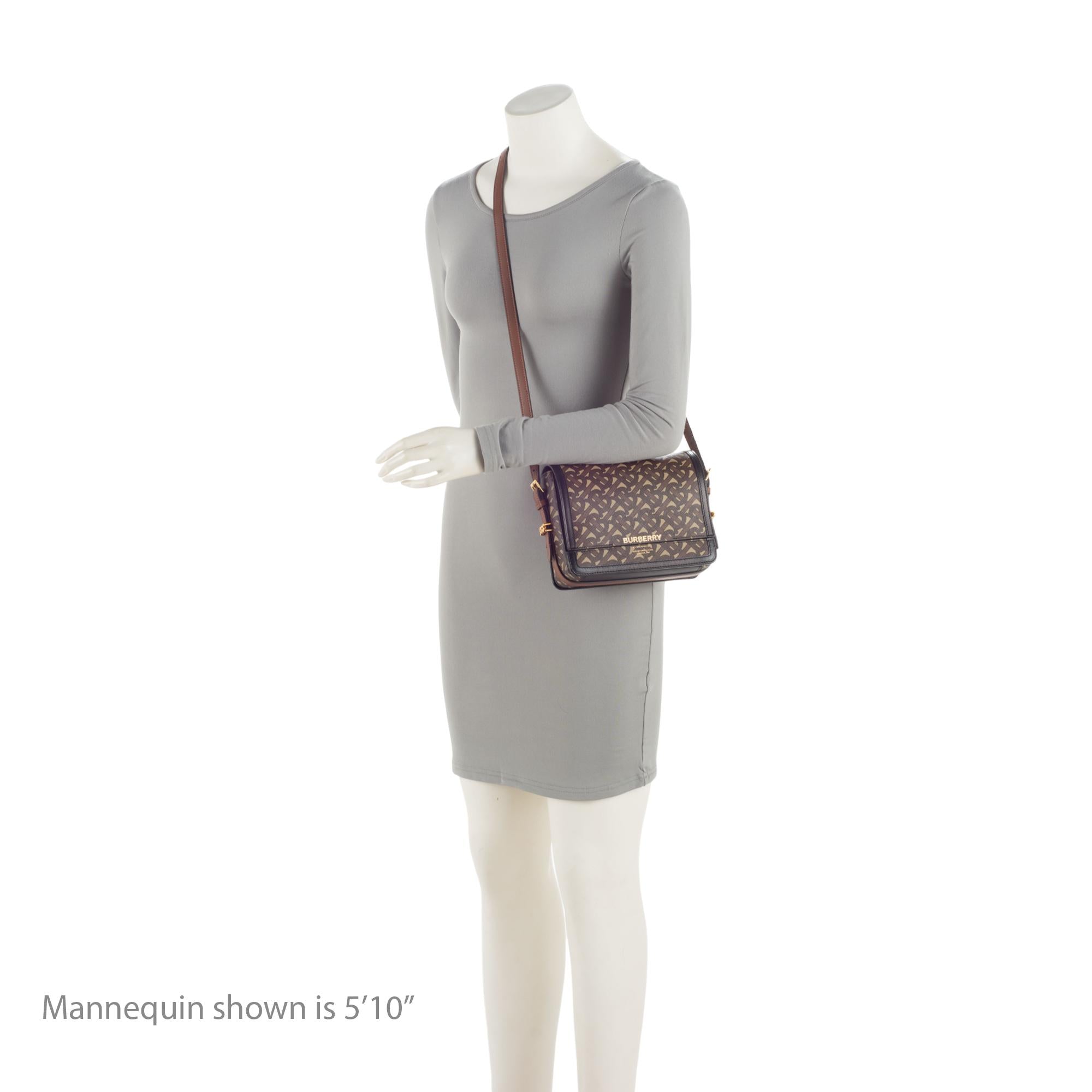 Burberry Monogram TB Bridle Grace Small Flap Shoulder Bag (SHF-kkkstg)