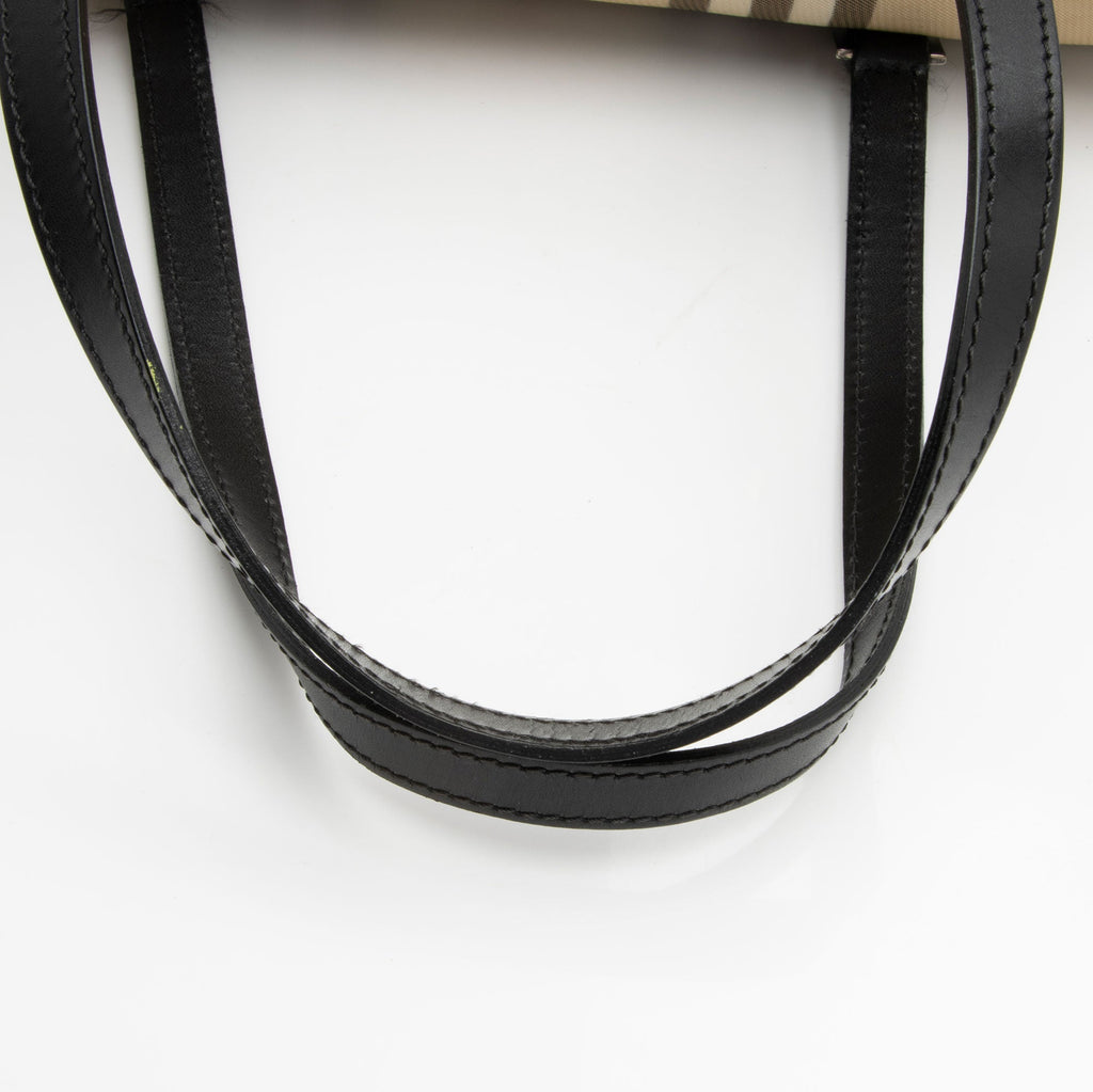 Burberry Nova Check Barrel Bag (SHF-VVhoqh)