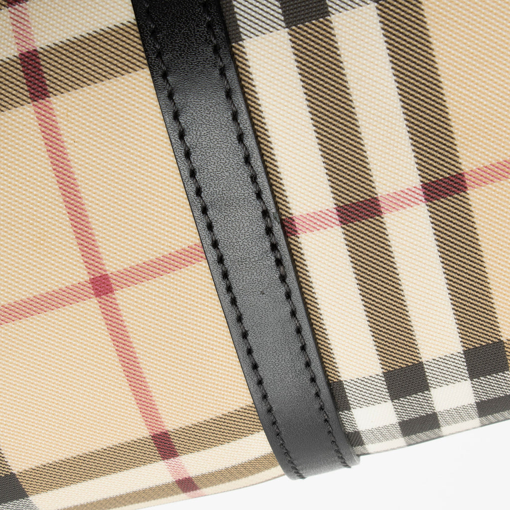 Burberry Nova Check Barrel Bag (SHF-VVhoqh)