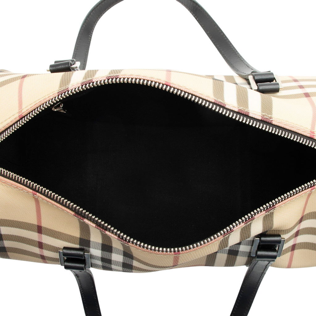 Burberry Nova Check Barrel Bag (SHF-VVhoqh)