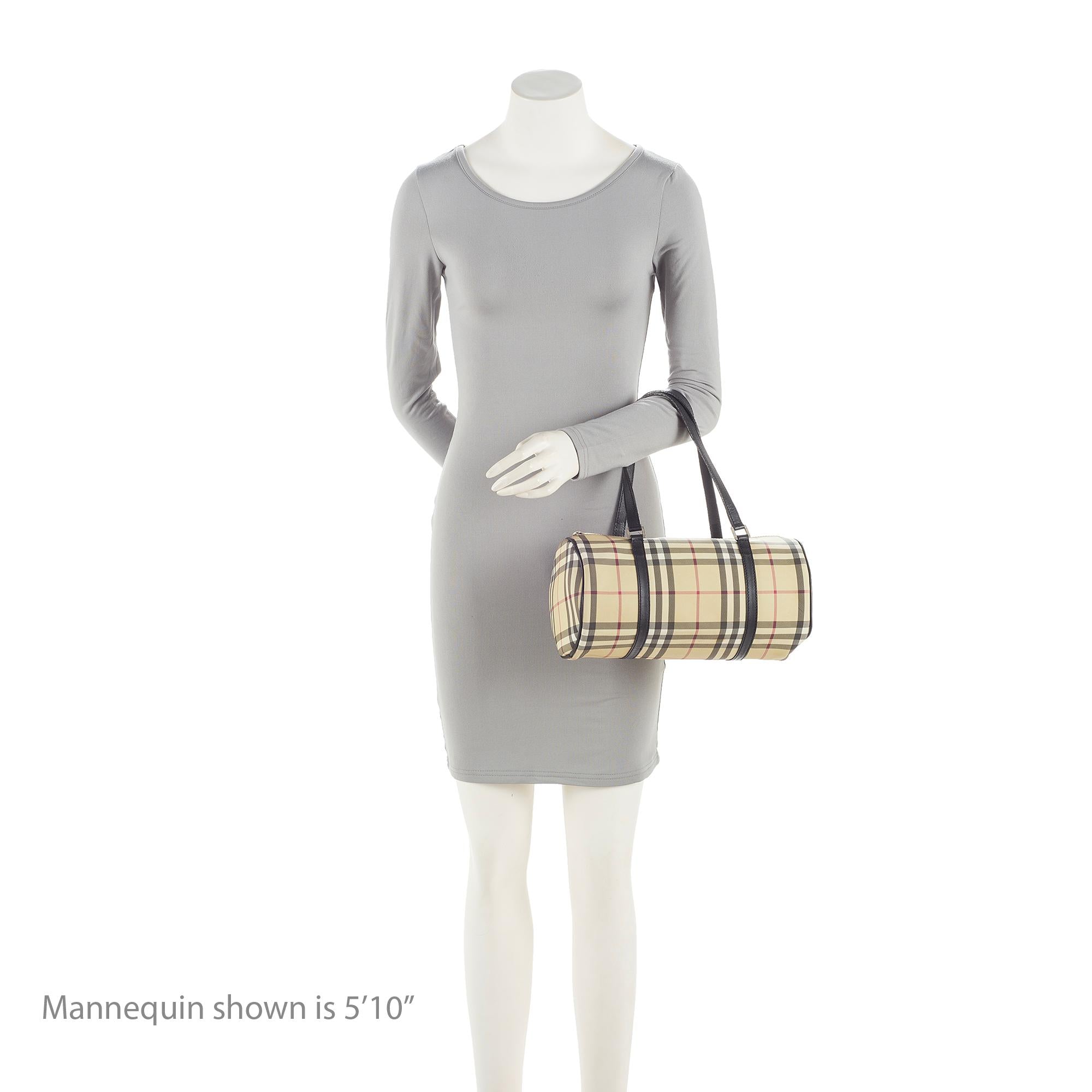 Burberry Nova Check Barrel Bag (SHF-VVhoqh)