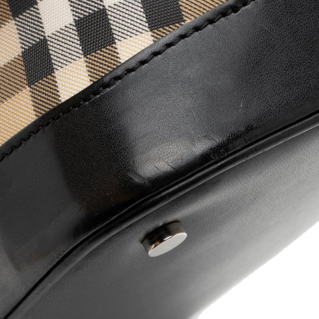 Burberry Nova Check Dome Satchel (SHF-q7Vicg)