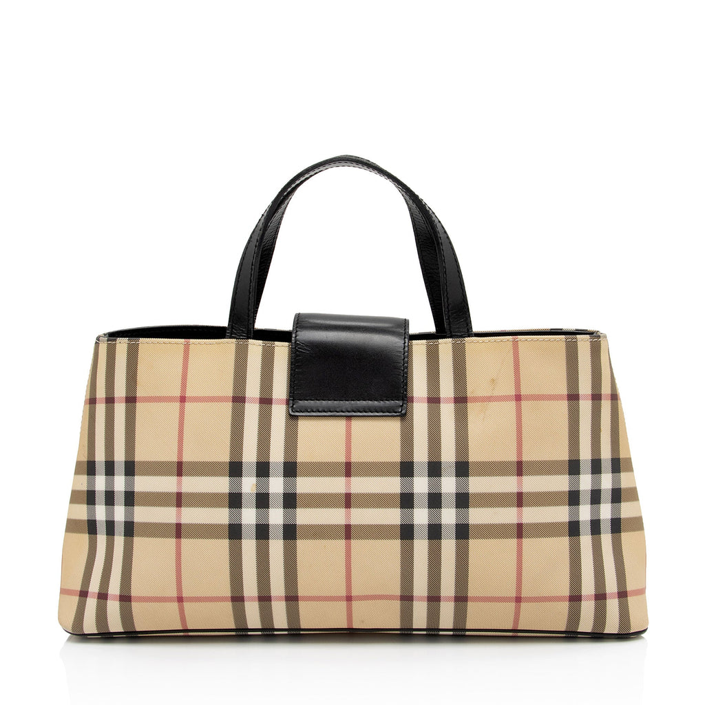 Burberry Nova Check E/W Top Handle (SHF-SILiZC)