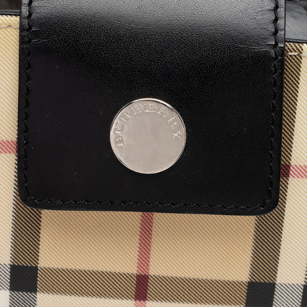 Burberry Nova Check E/W Top Handle (SHF-SILiZC)