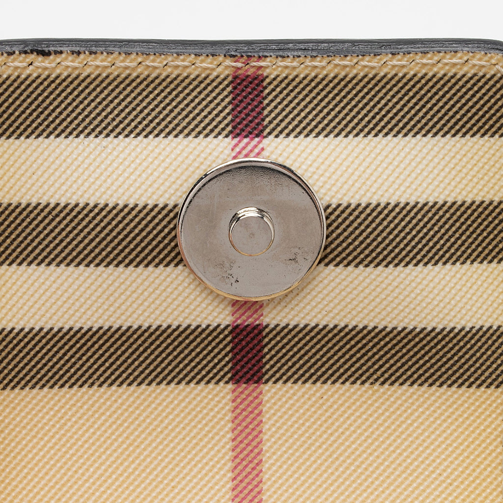 Burberry Nova Check E/W Top Handle (SHF-SILiZC)