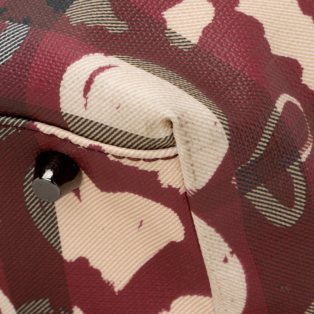 Burberry Nova Check Painted Hearts Tote (SHF-8ExxqA)