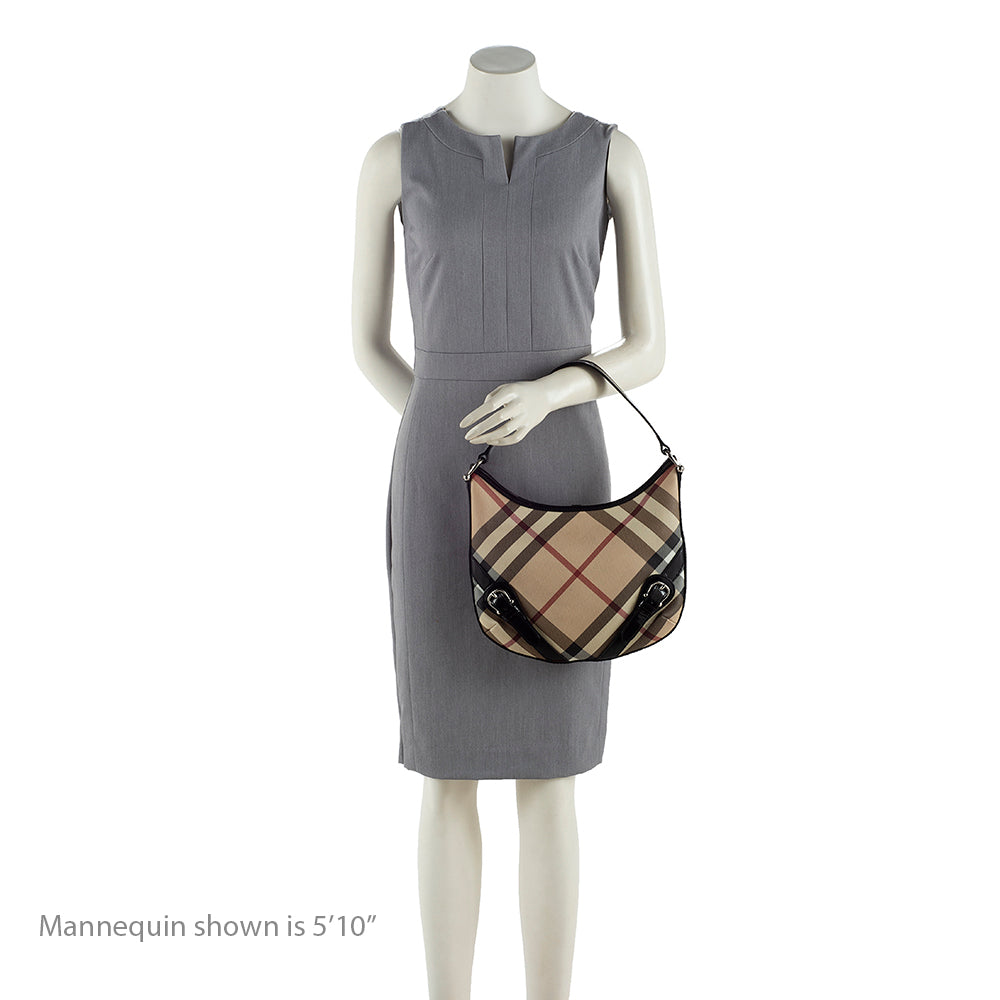 Burberry Nova Check Larkin Hobo (SHF-19068)
