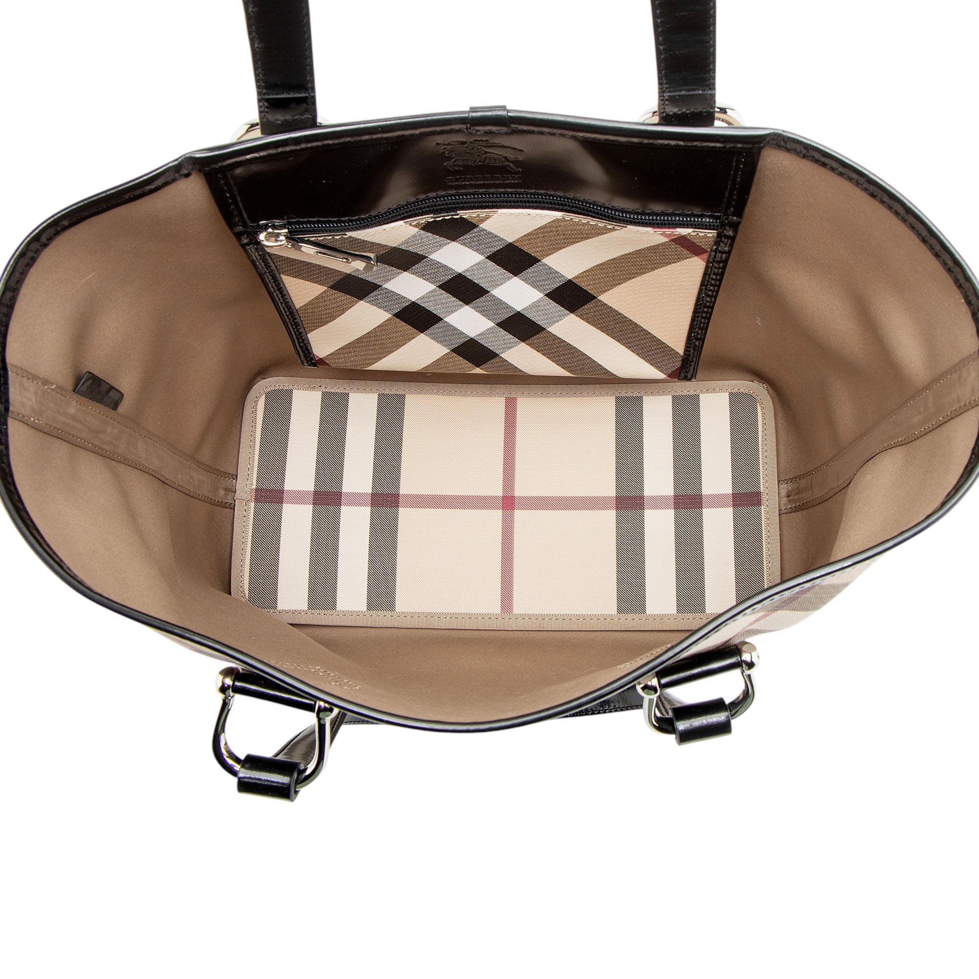 Burberry Nova Check Nickie Medium Tote