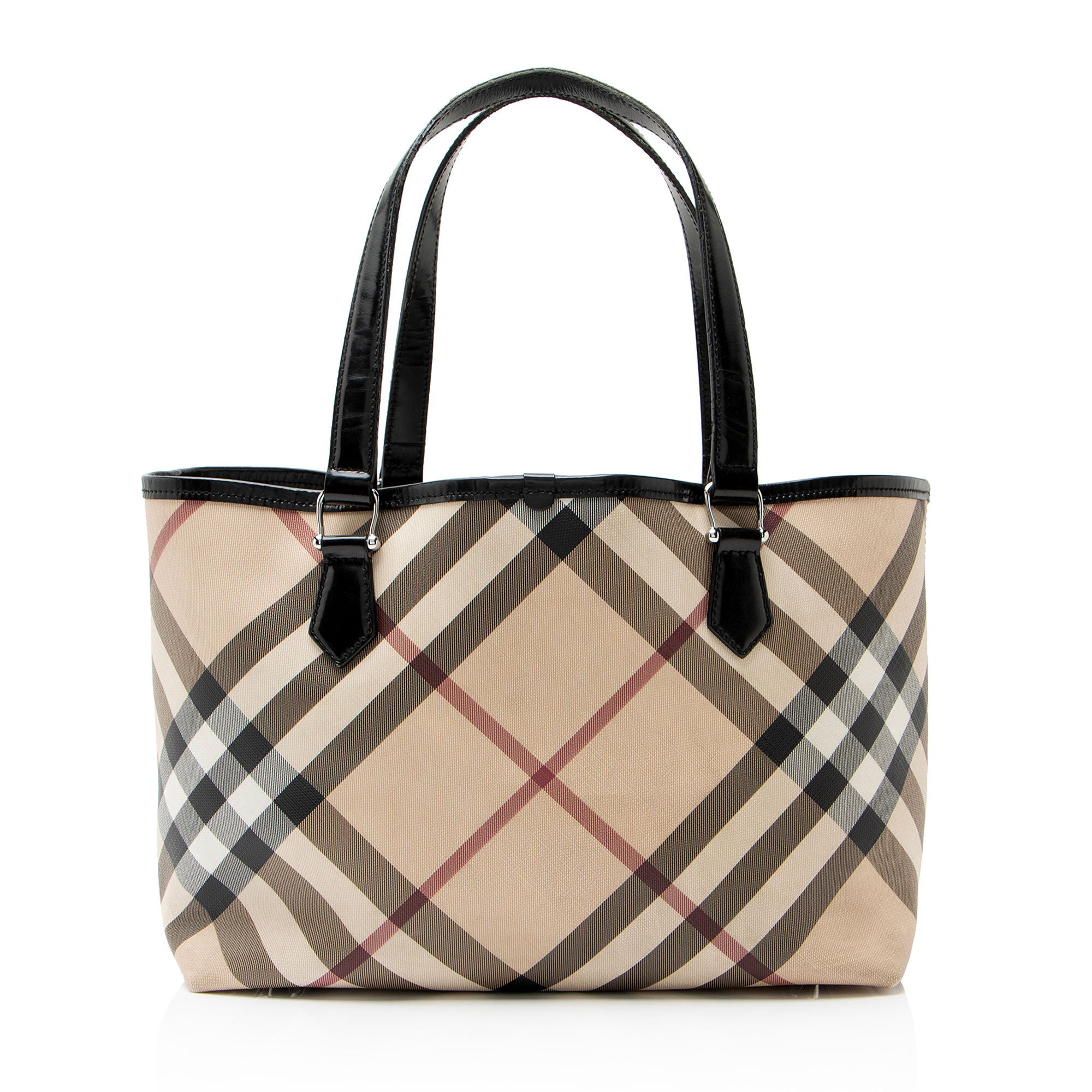 Burberry Nova Check Nickie Small Tote