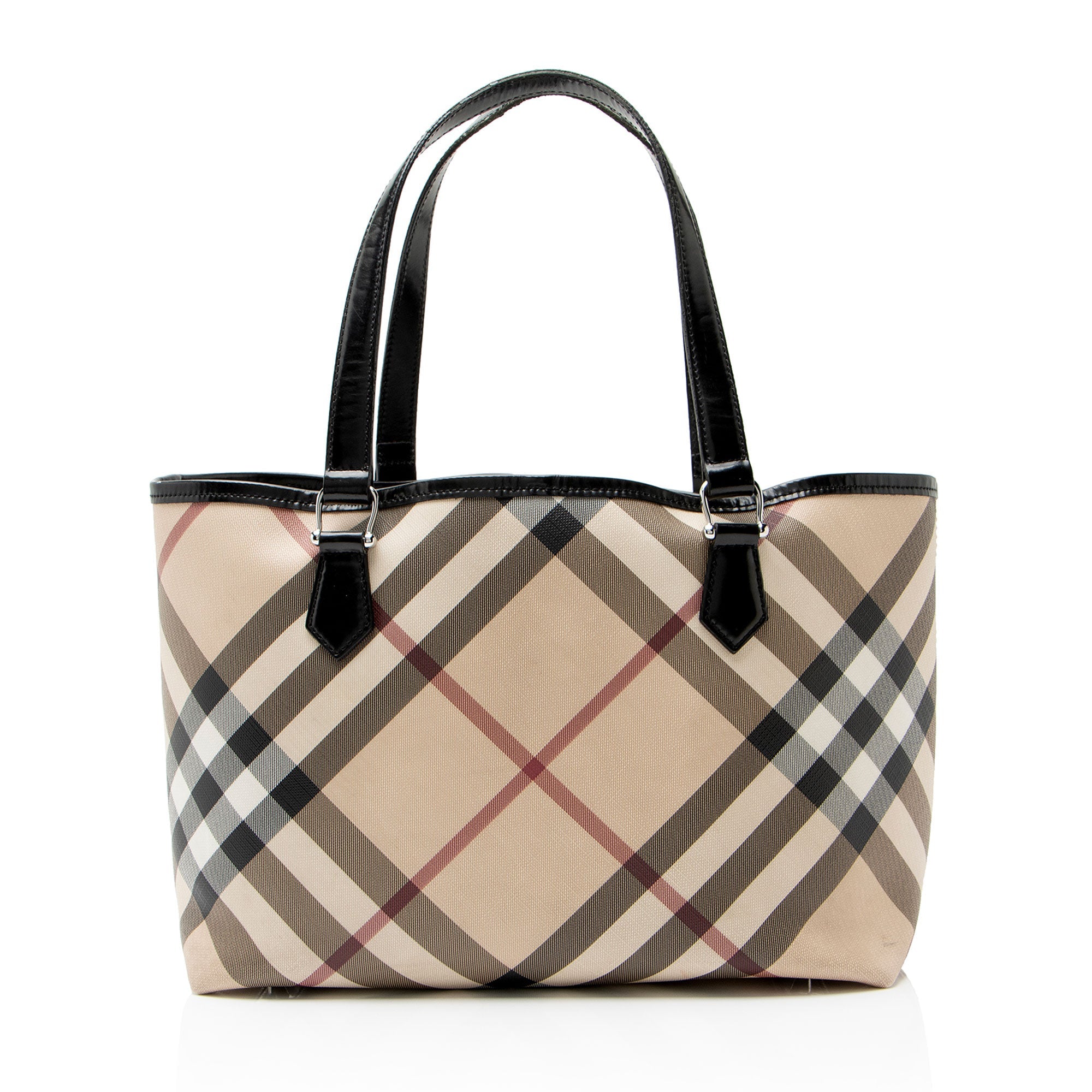 Burberry Nova Check Nickie Small Tote