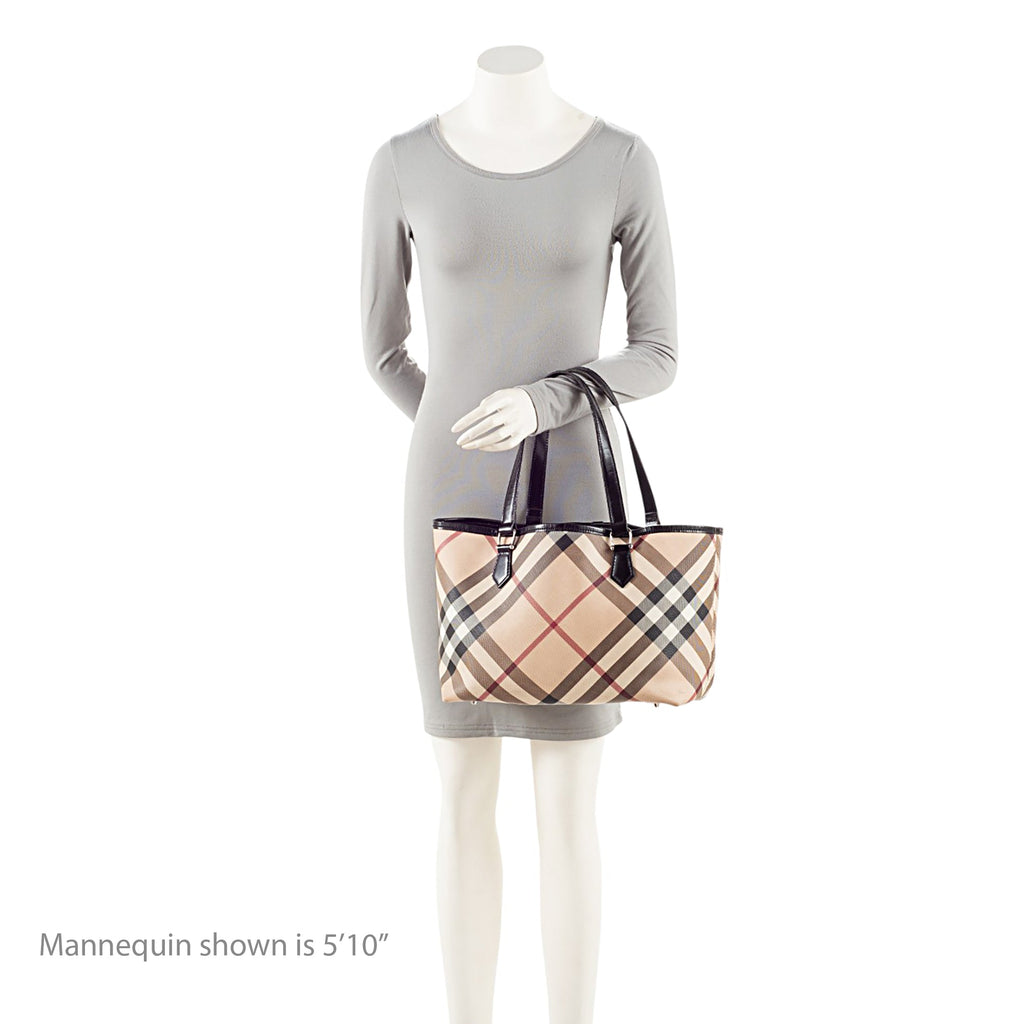 Burberry Nova Check Nickie Small Tote